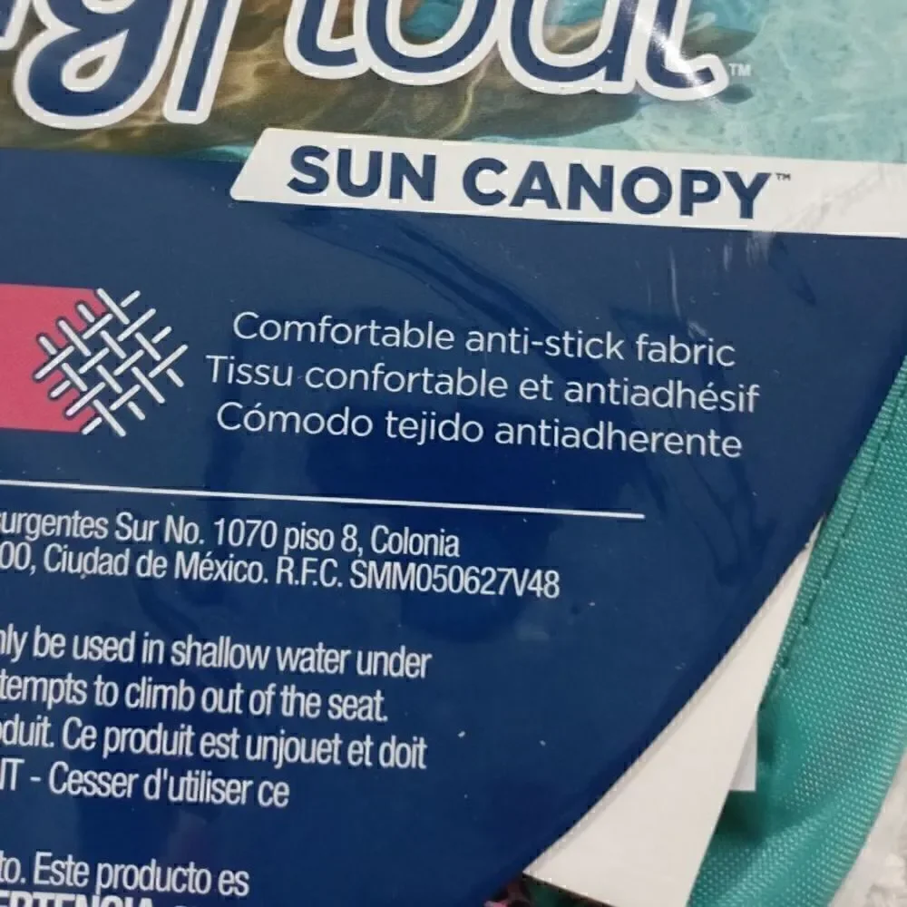 Swimways Baby Springfloat Sun Canopy Pink - Picture 4 of 4